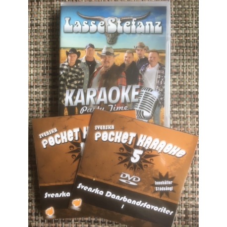 Lasse Stefanz DVD Karaoke 20 låtar