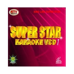Super Star Karaoke VCD/DVD 1 Röd 15 disc set