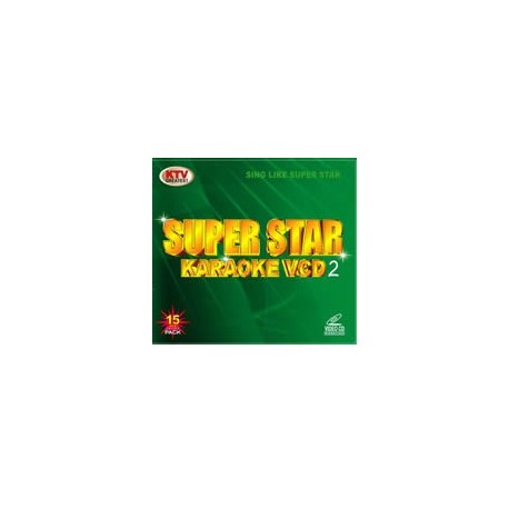 Super Star Karaoke VCD/DVD  2 Grön 15 disc set