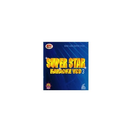 Super Star Karaoke VCD/DVD 3 Blå 15 disc set